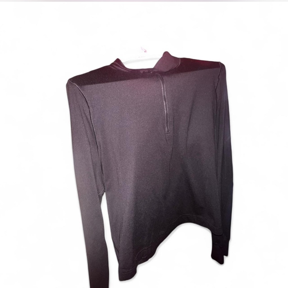 Forever 21 Black Quarter Zip up top
